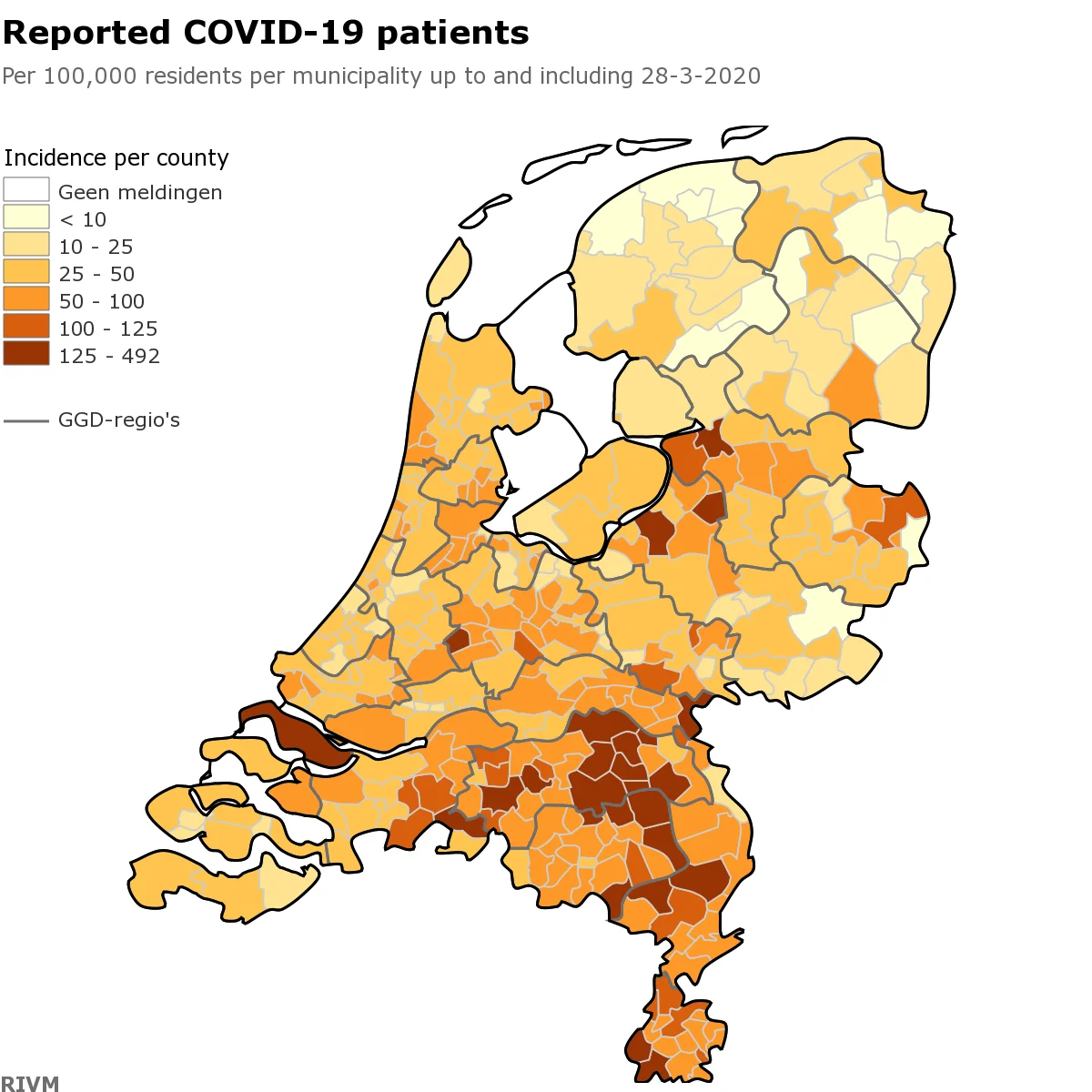 Coronavirus map 28-3-2019 The Netherlands EN.png