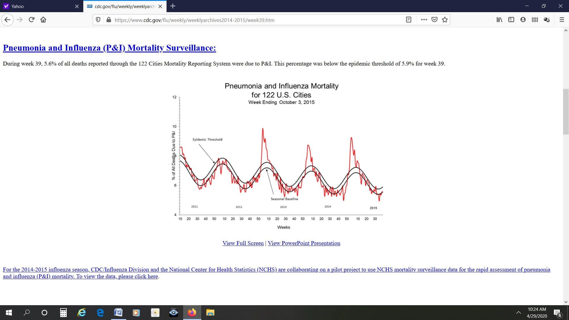PandI 1.jpg - 2011-2015 PandI Mortality