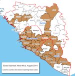 Ebola outbreak colored counties 20140820.jpg