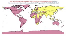World HP H5N1 map 2010 09 06.jpg