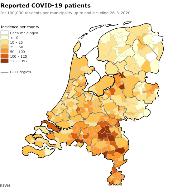 Netherlands Coronavirus 79,781 cases and 6,252 deaths