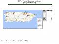Distribution of suspected cases of ZIKV per region (Map and table)