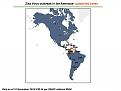 Distribution of suspected ZIKV cases in the Americas (Map)