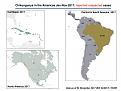 CHIKV in the Americas: Suspected cases per country/region (Map)