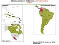 ZIKV in the Americas: Confirmed cases per country/region (Map)